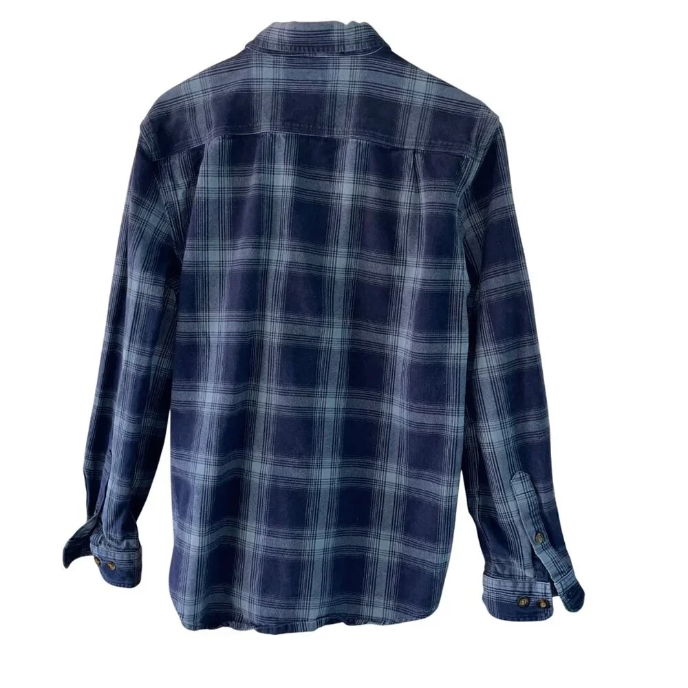 Carhartt Mens Shirt Size Small Blue Original Fit Long Sleeve Button Down - Picture 2 of 9